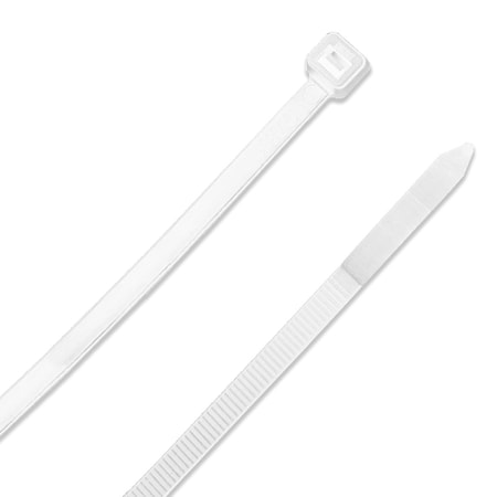 Boltsandnuts.Com Cable Tie, 18 in L, White, Nylon, 175 lb Strength, 100 PK ZIPTIE/17.8IN175LB/NYLON/WHITE-100